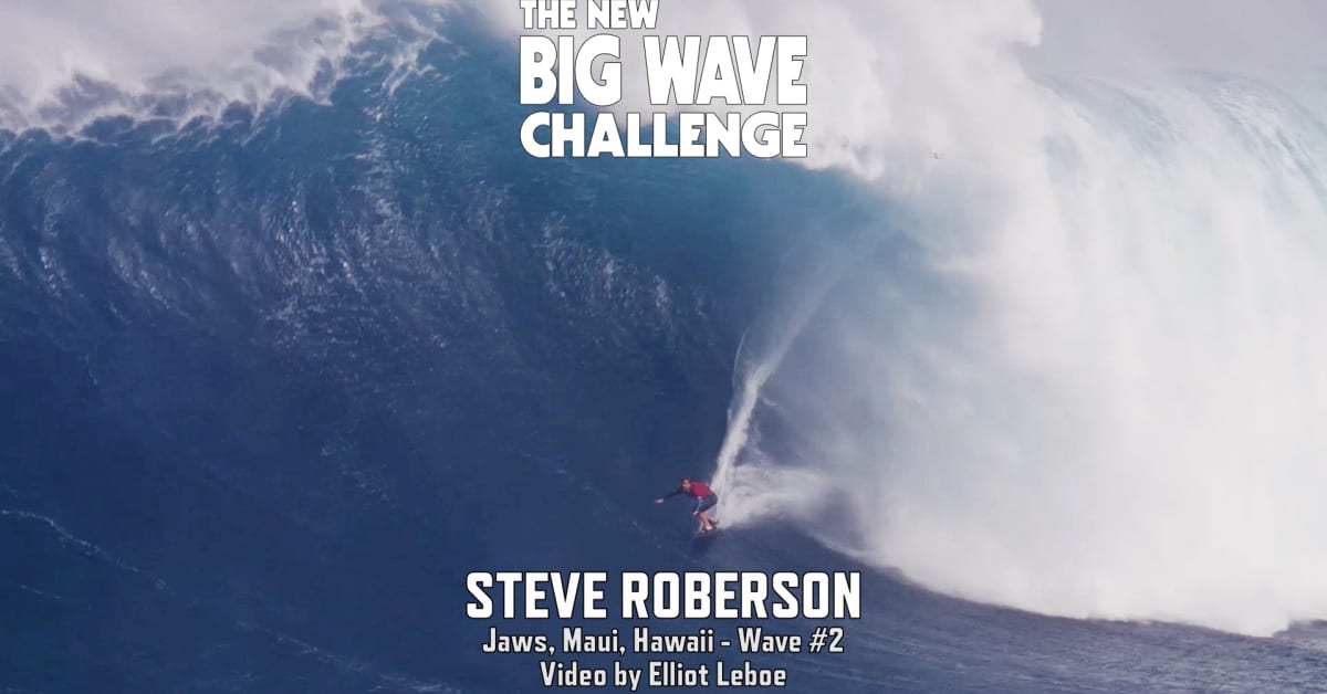 Teen Surfer Steve Roberson Bags Another Man-Sized Wave at Jaws in Maui ...