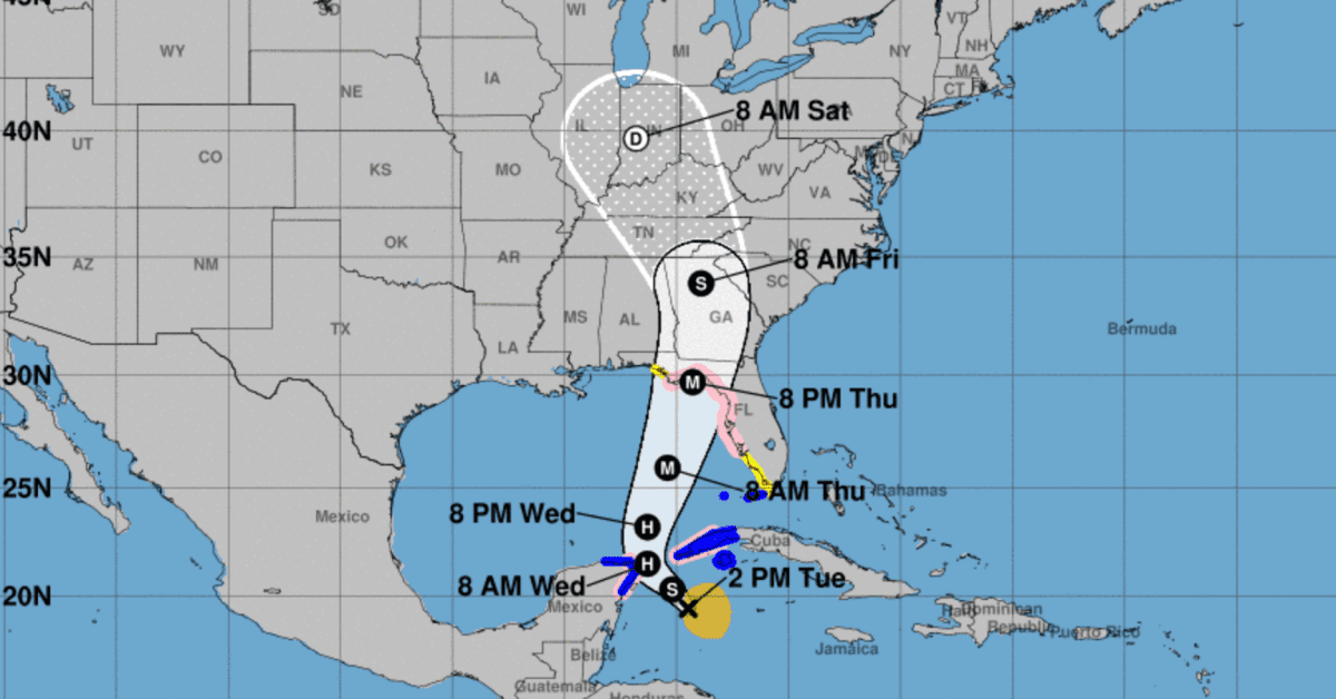 Hurricane Helene Takes Aim at Florida’s Big Bend Surfer