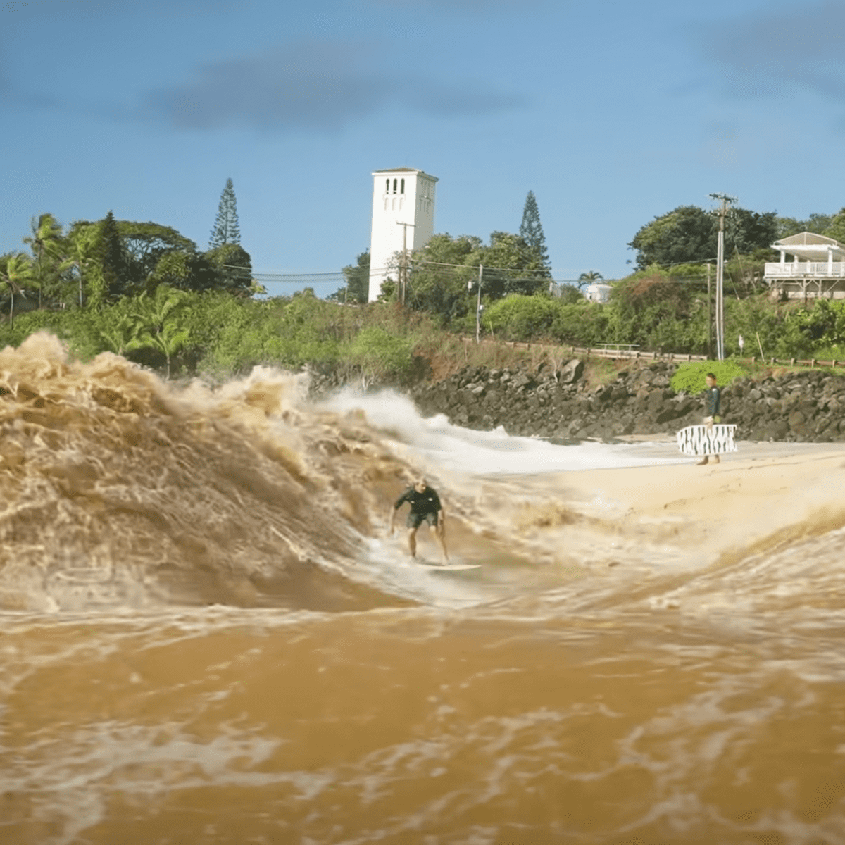 Waimea River Standing Wave Surf Session 