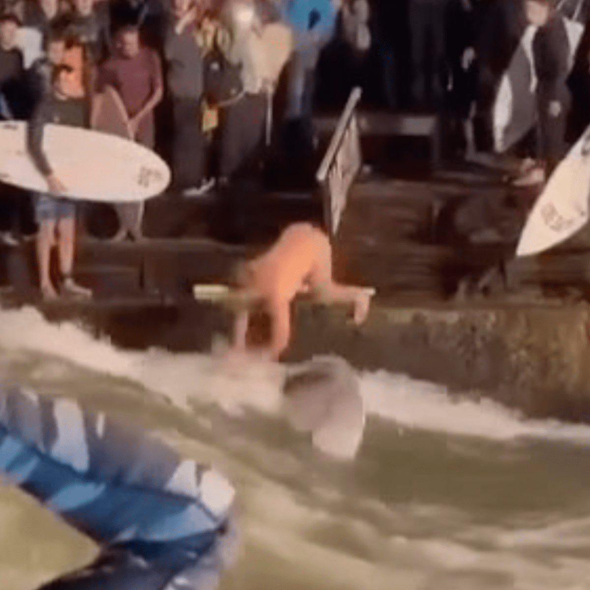 Naked German Surfer Nearly Castrated in River Wave Wipeout (Video) - Surfer