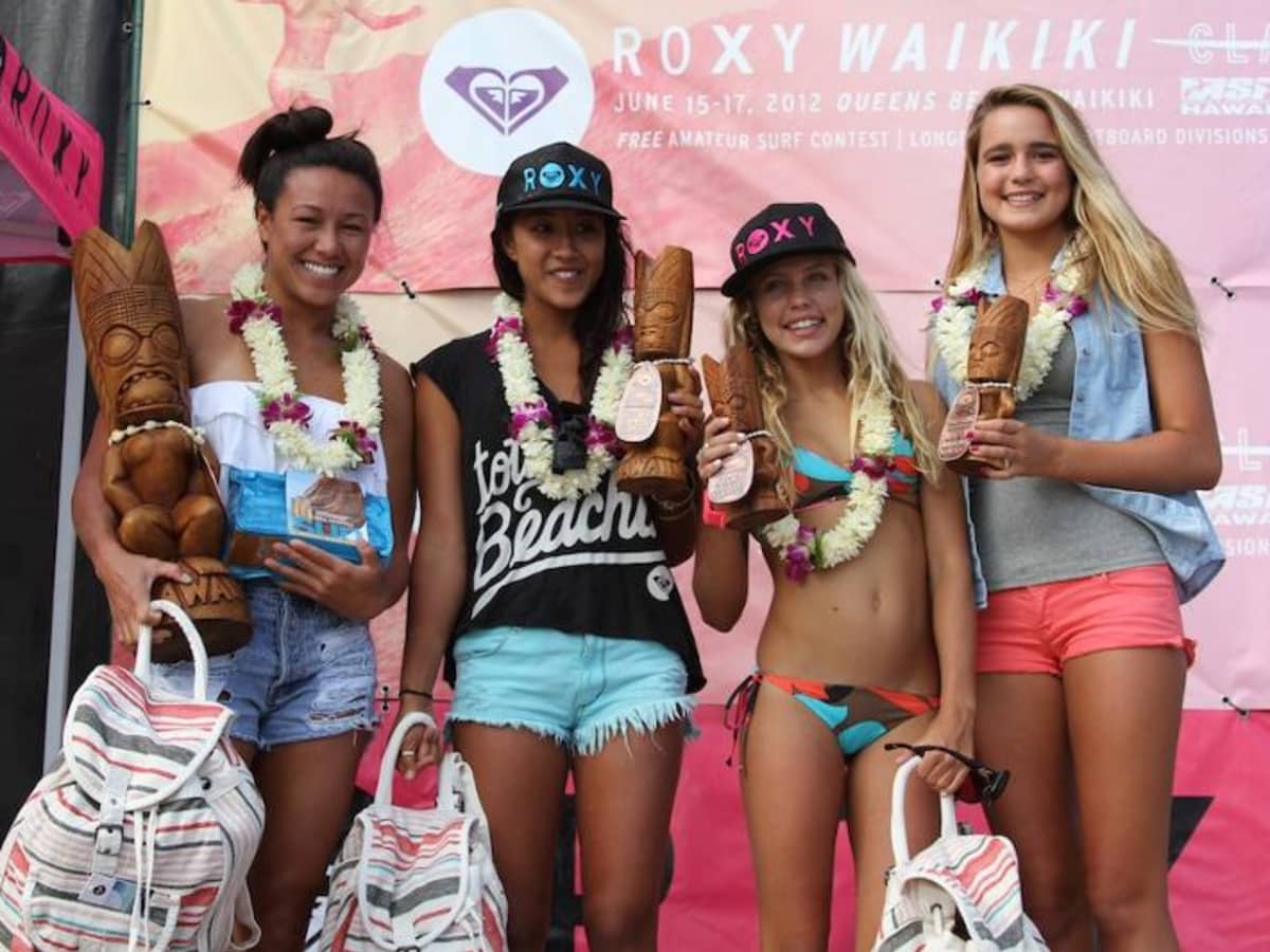Hawaii's Crystal Dzigas Wins Roxy Waikiki Classic Pro - Surfer