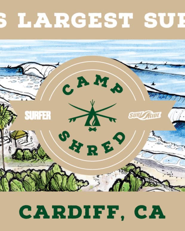 Camp Shred Surf Demo at San Elijo State Beach, Cardiff, CA SURFER