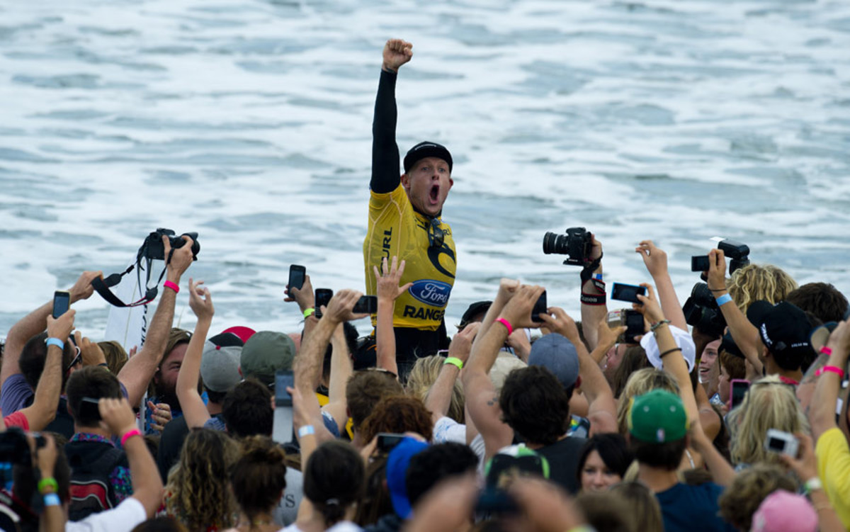 Fanning Wins at Bells - Surfer