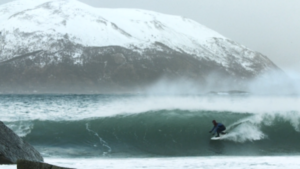 Surfing in Norway