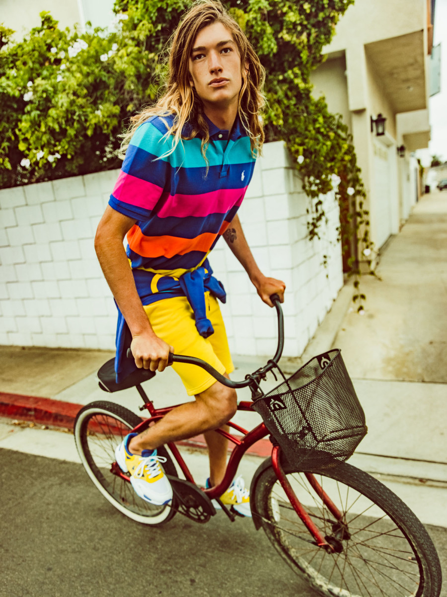 Surfer Sam Mallows Models Polo Ralph Lauren's New Streetwear Collection -  Surfer