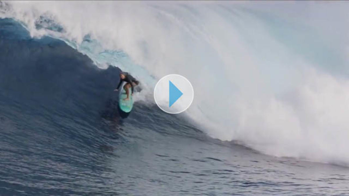 Paige Alms Explains Her Jaws Barrel - Surfer