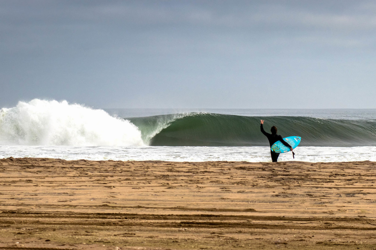 Is This The Biggest Skeleton Bay Ever Ridden? | %%sitename%% - Surfer