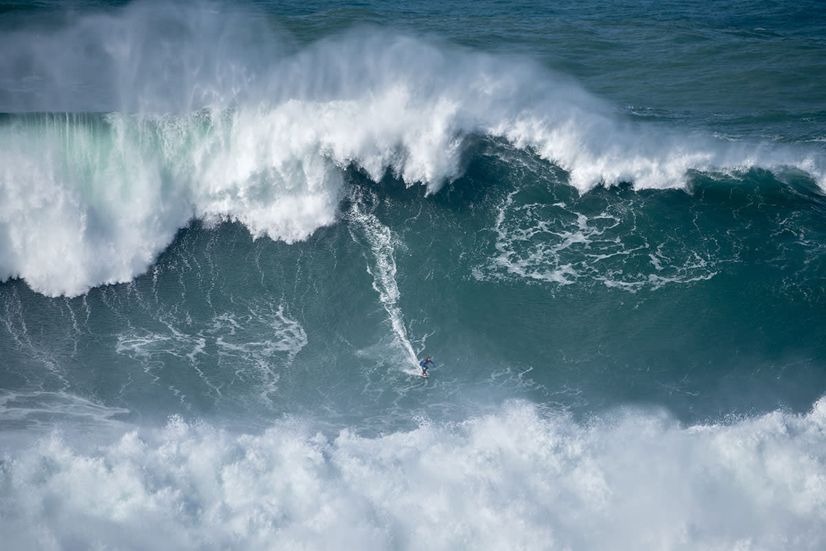 Behind The Photo: Francisco Porcella Tames A Monster At Nazaré - Surfer