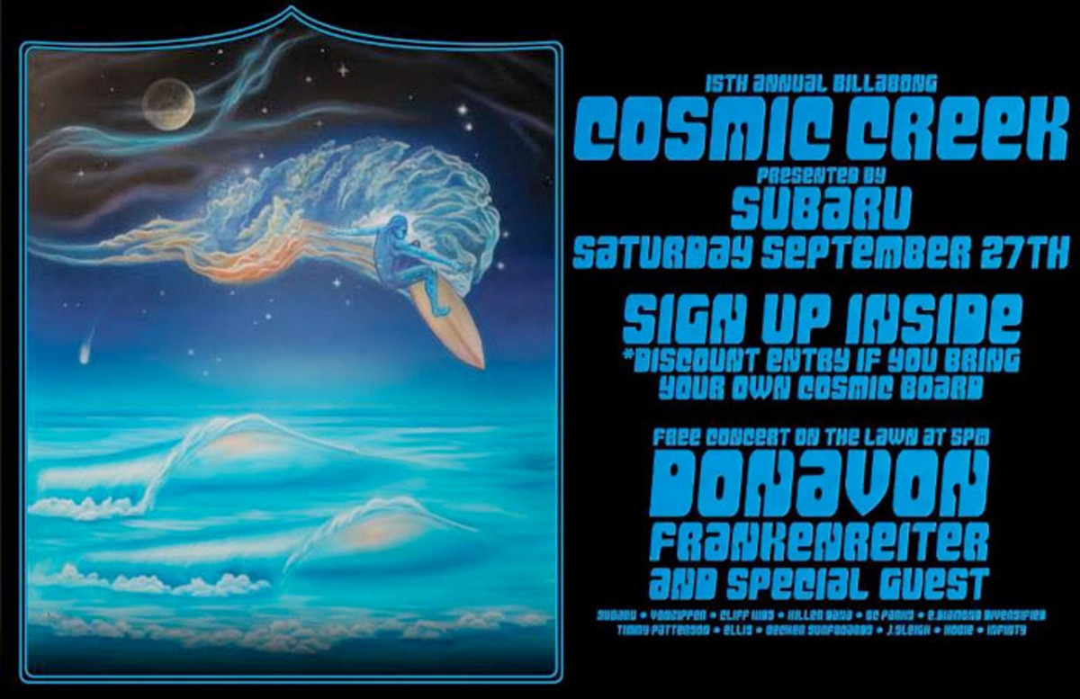 Billabong Hosts 15th Annual Cosmic Creek Surfer