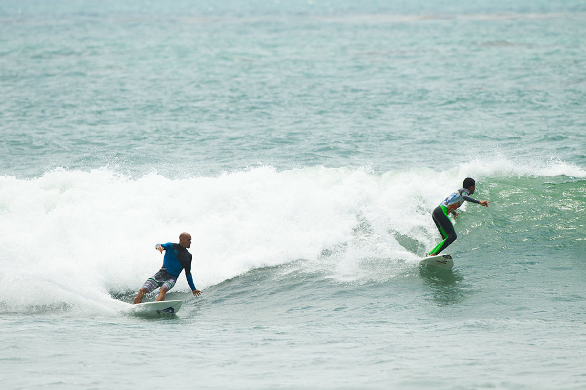 Slater Leads the Blind - Surfer