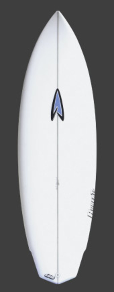 Roberts - Winged White Diamond Surfboard - SURFER Magazine - Surfer