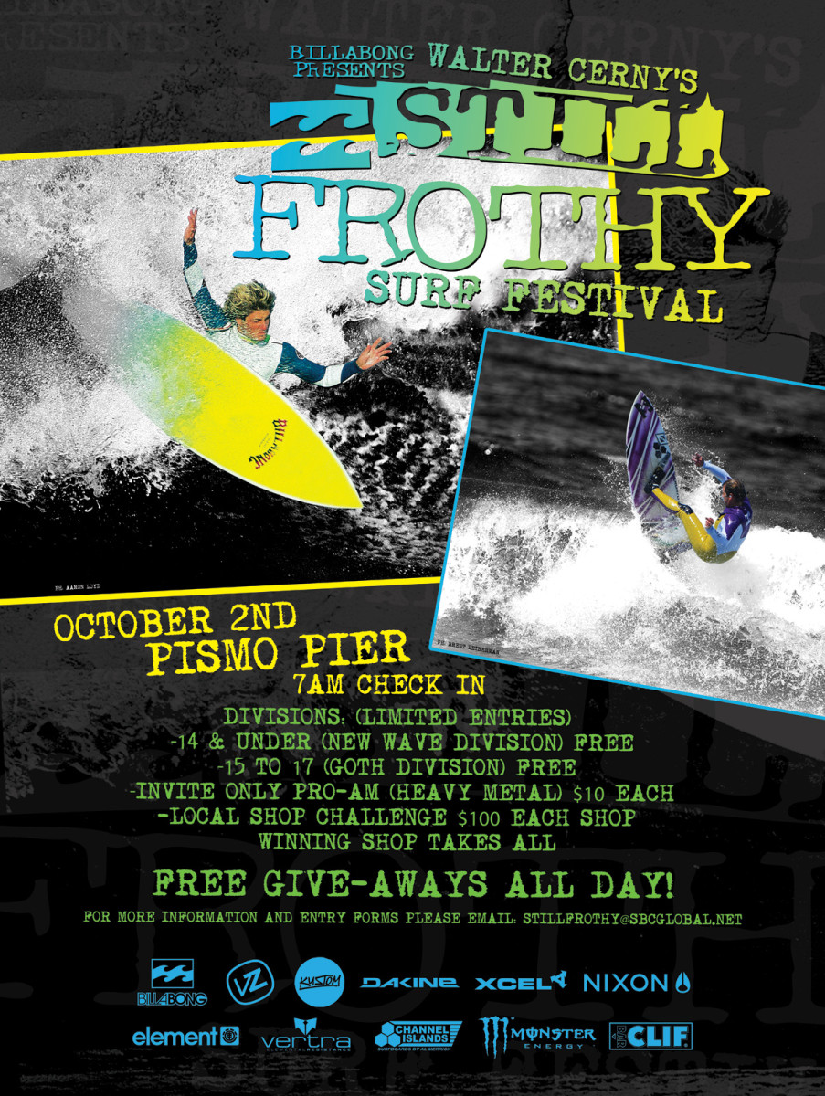 Walter Cerny's Still Frothy Surf Festival Surfer
