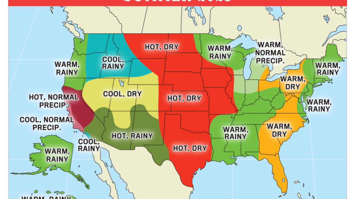 Farmer's Almanac Summer 2025 Predictions Surfer Forecast