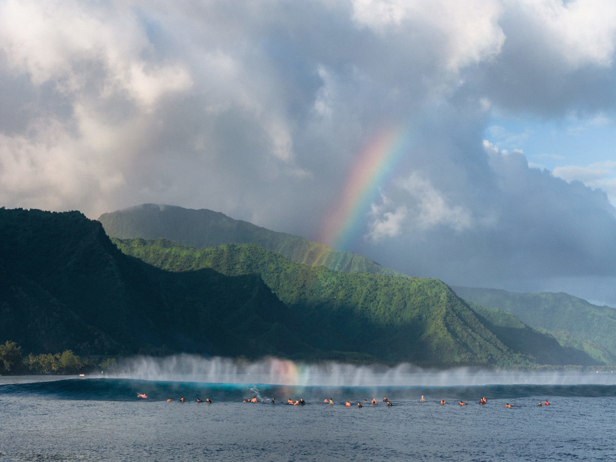 How will competition play out? Pretty similar to any other surf competition. Except there's gold medals.