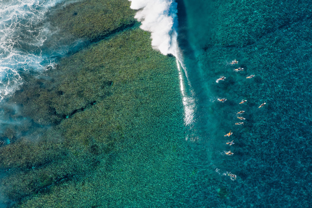 Not Paris, not even close. Olympic surfing will take place at the famed and feared reef of Teahupo'o, Tahiti.