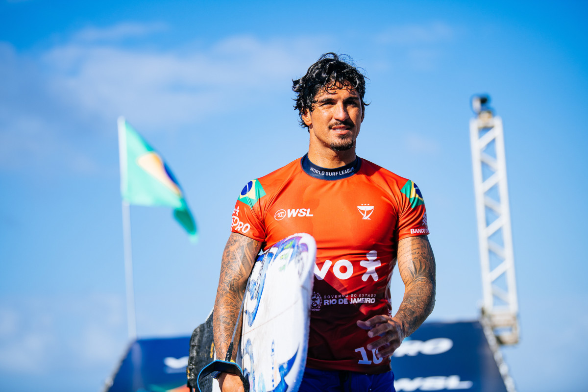 Brazilian surfer Gabriel Medina at the 2023 VIVO Rio Pro