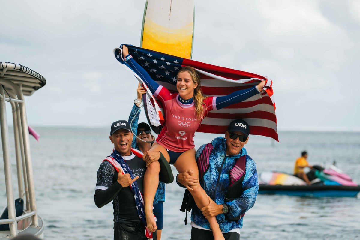 Caroline Marks Wins Women’s Olympic Surfing Gold Medal Surfer