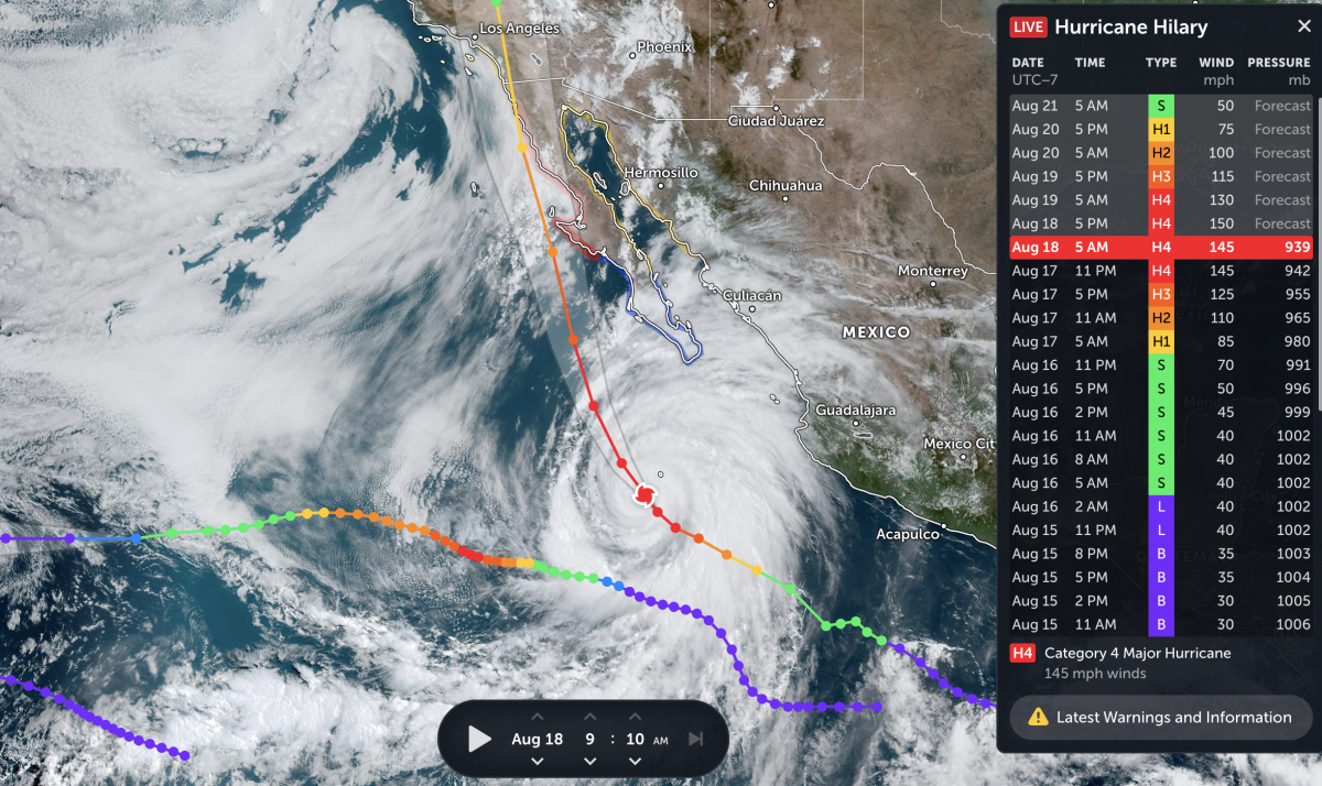 Hilary Approaching Swell Window To Send Large Surf To SoCal - Surfer  Forecast