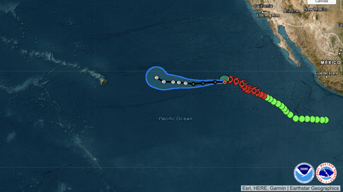 Tropical Storms Irwin and Damrey to Send Swell & Weather To Hawaii