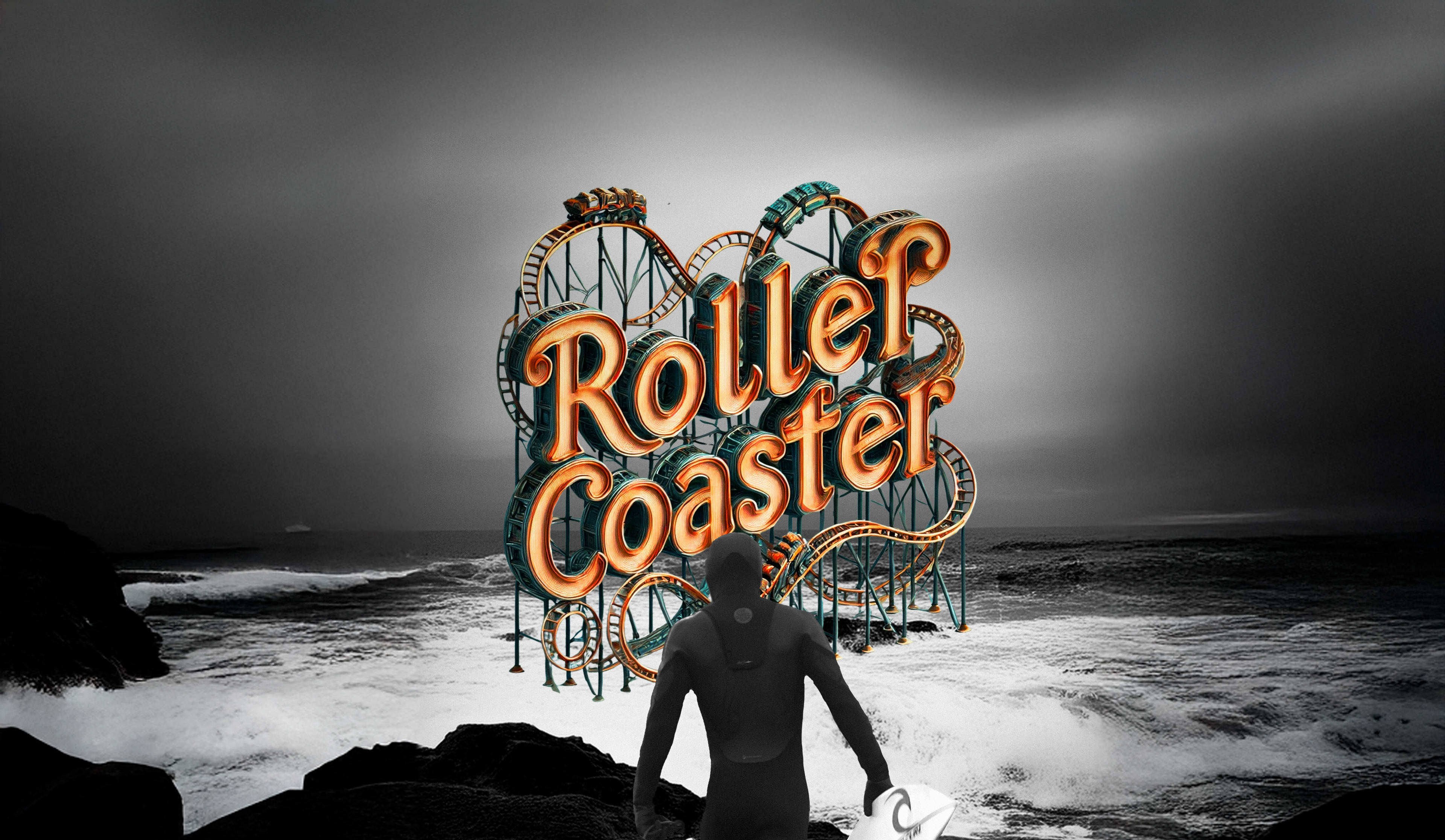 Roller Coaster and Big Winter Surf, Ireland 2024