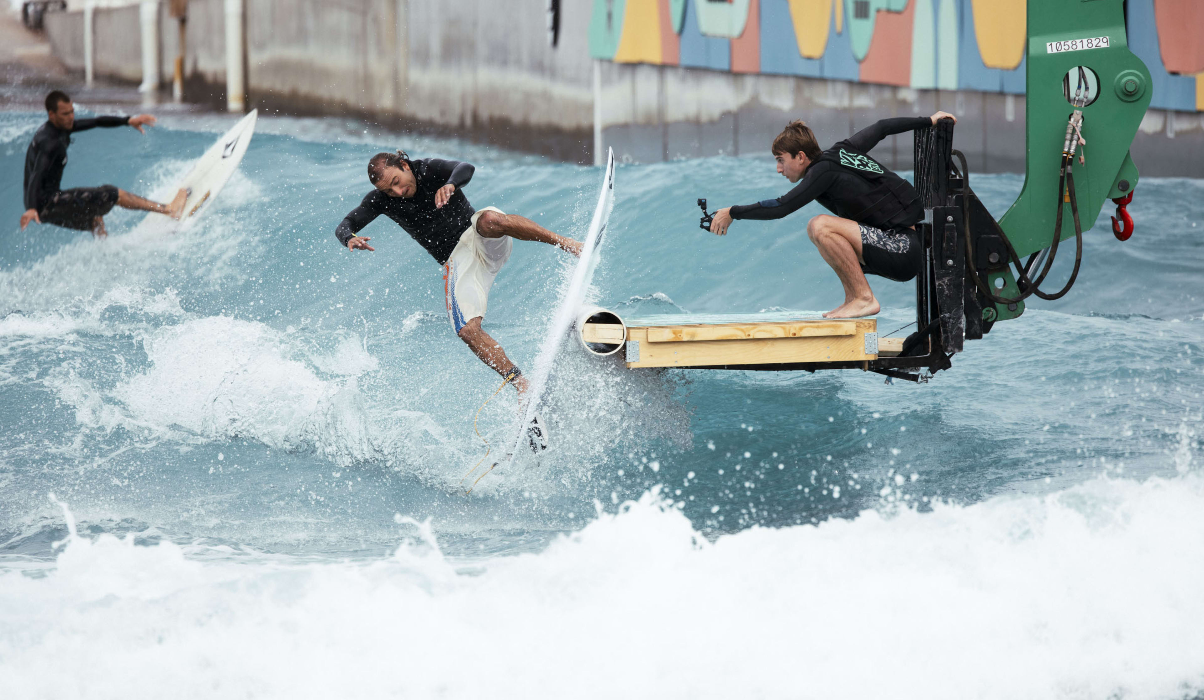 Day 2 of the Swatch Nines Surf Event at Waco Surf