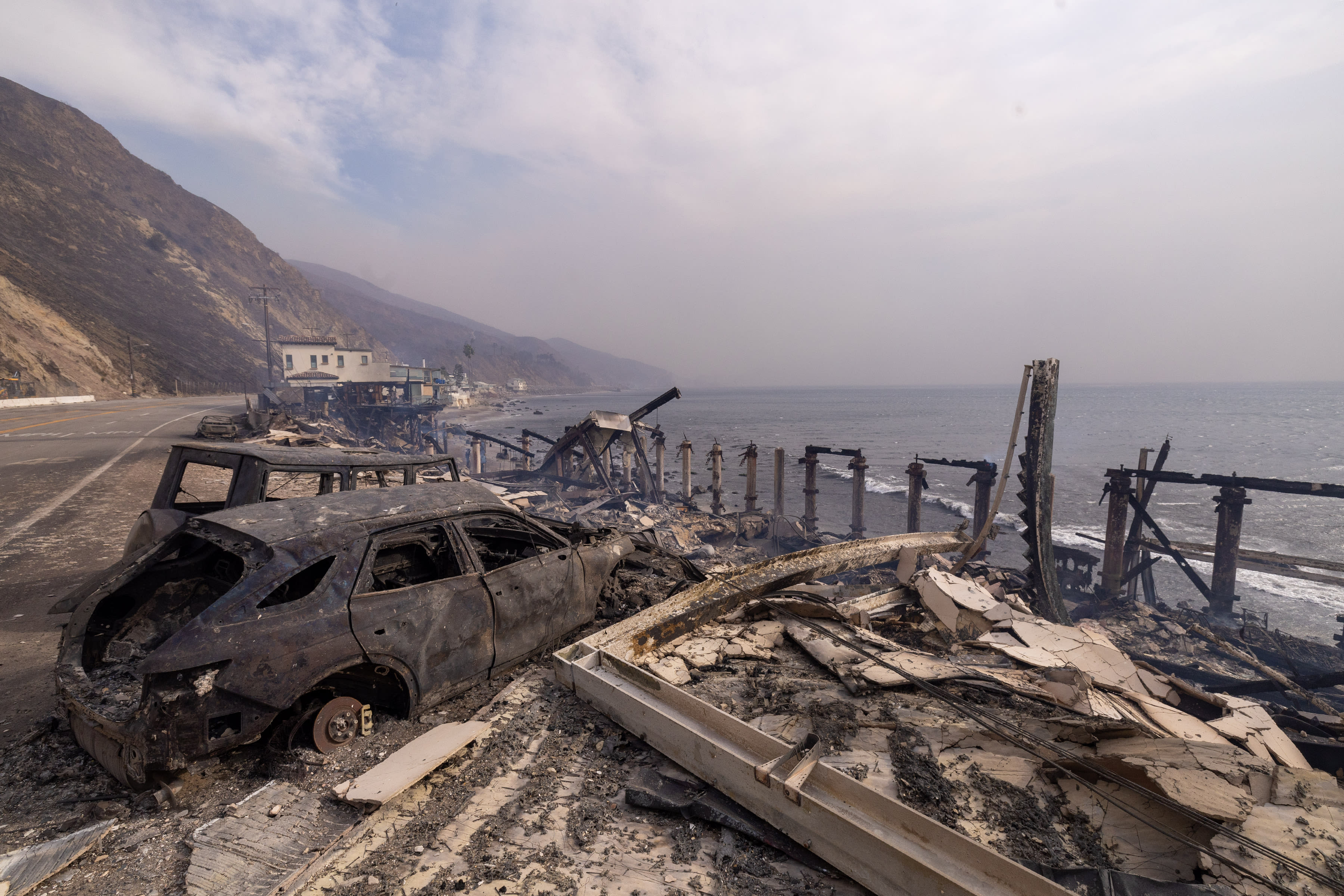 Photos: Palisades Fire Burns To Pacific, Destroys Malibu